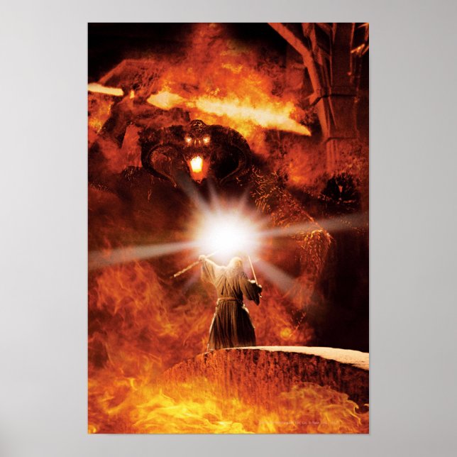 Balrog Versus GANDALF™ Poster (Front)