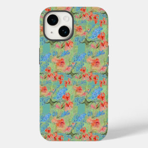 Balsam and Lobelia flowers iPhone 14 Case