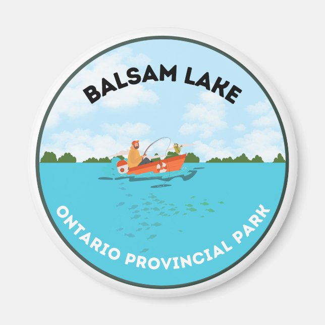 Balsam Lake Ontario Provincial Park Magnet (Front)