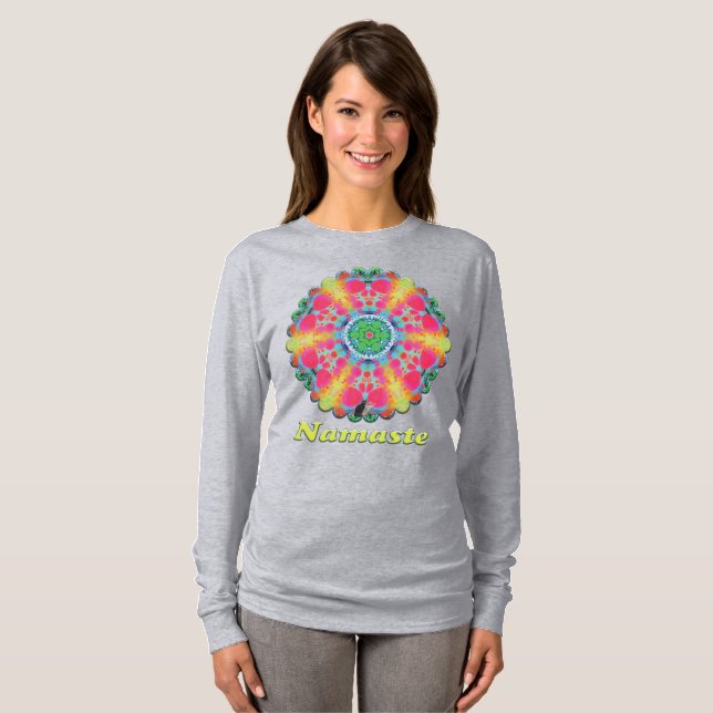 Balsam Namaste Kaleidoscope T-Shirt (Front Full)