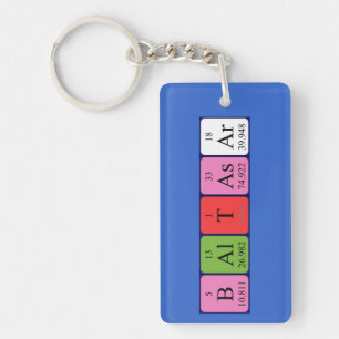 Baltasar periodic table name keyring