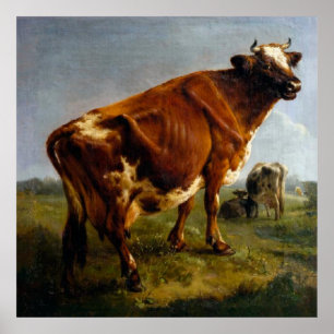 Balthasar Paul Ommeganck, (1755-1826), A Cow Poster
