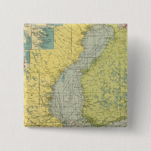 Baltic Sea 15 Cm Square Badge