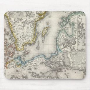 Baltic Sea Region Mouse Pad