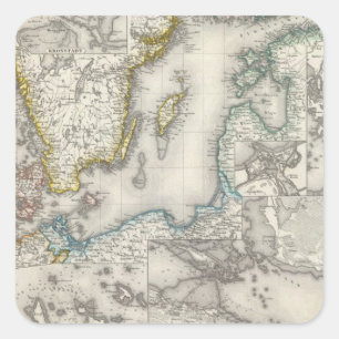 Baltic Sea Region Square Sticker