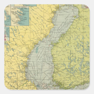 Baltic Sea Square Sticker