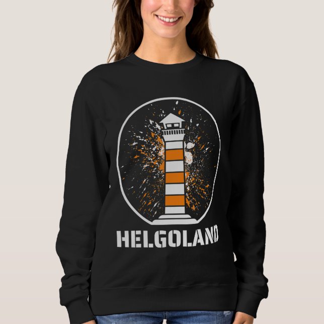 Baltic Sea Sylt Schleswig Holstein Lighthouse Helg Sweatshirt (Front)