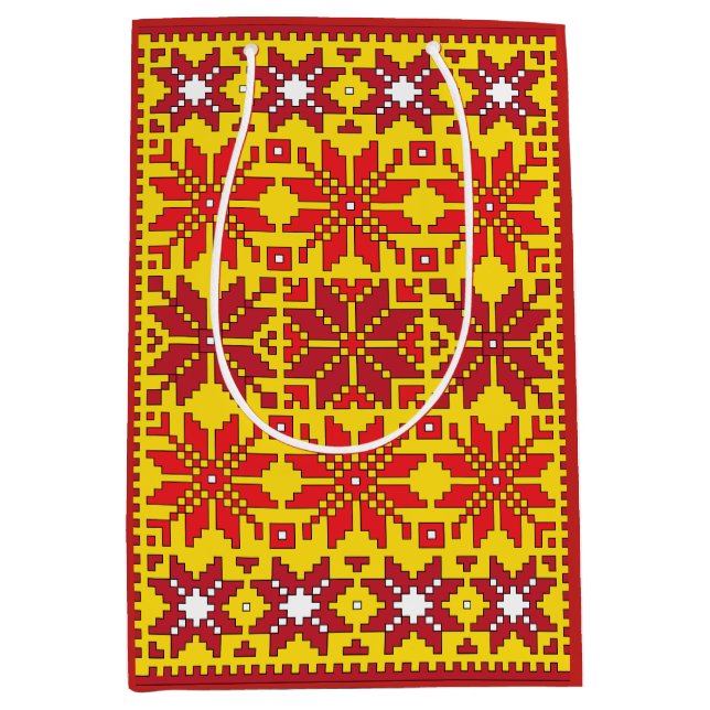 Baltic star design medium gift bag (Front)