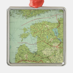 Baltic States & East Prussia Metal Tree Decoration