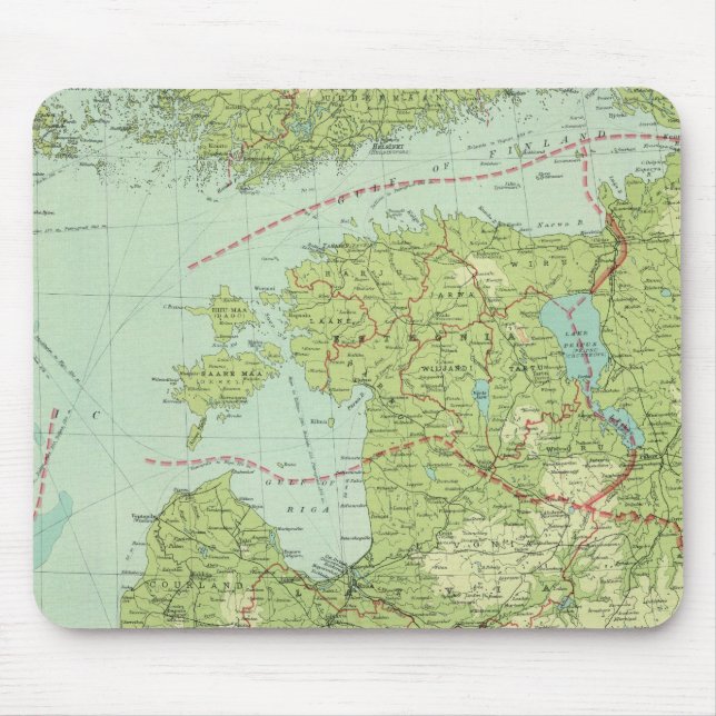 Baltic States & East Prussia Mouse Pad (Front)