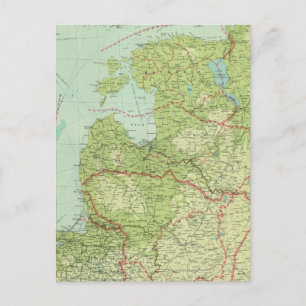 Baltic States & East Prussia Postcard