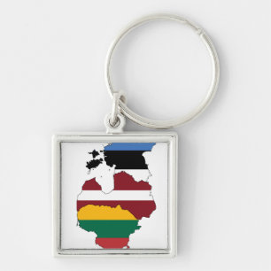 Baltic states key ring