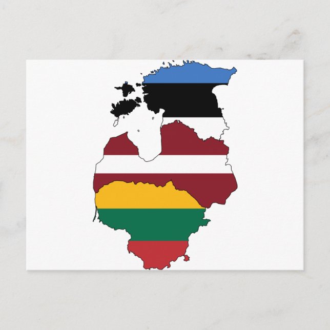 Baltic states postcard (Front)