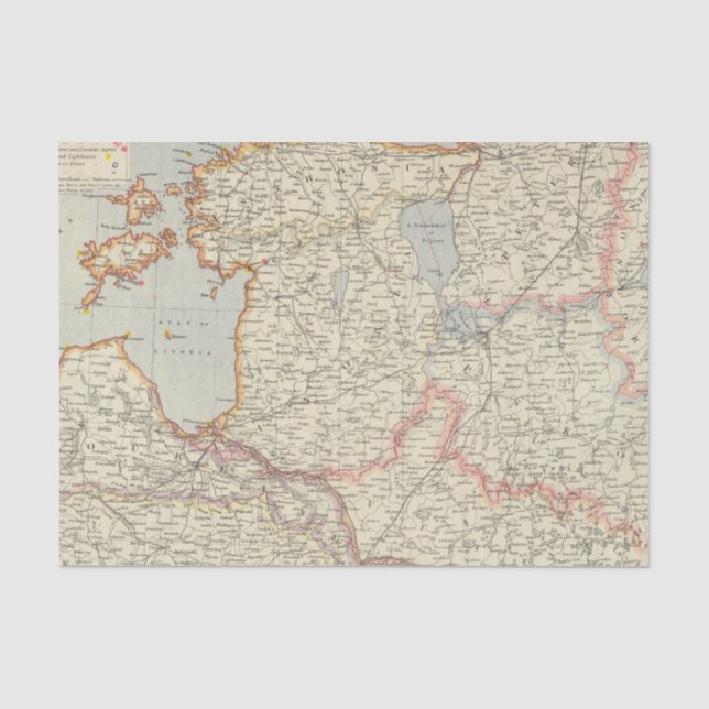 Baltic States Tissue Paper (Front)