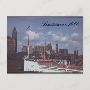 Baltimore 1940 Postcard