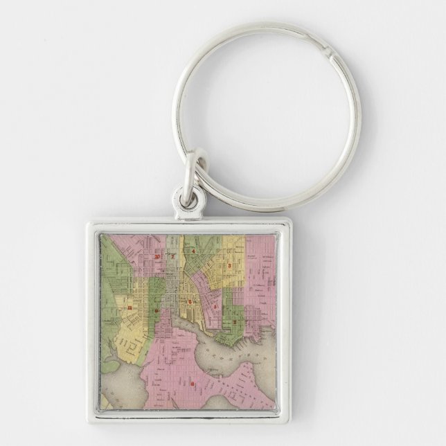 Baltimore 3 key ring (Front)