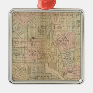 Baltimore 3 metal tree decoration