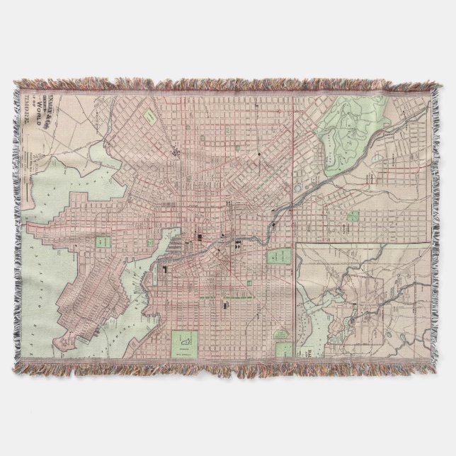 Baltimore 5 throw blanket (Front)