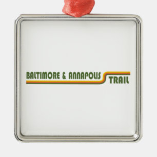 Baltimore & Annapolis Trail Metal Tree Decoration