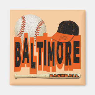BALTIMORE BASEBALL MAGNET