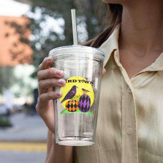 Baltimore Bird Town  Acrylic Tumbler (Creator Uploaded)