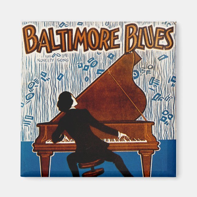 Baltimore Blues Magnet (Front)