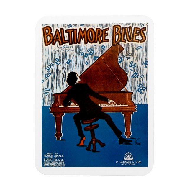 Baltimore Blues Magnet (Vertical)