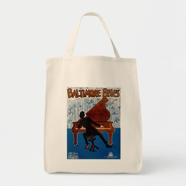 Baltimore Blues Tote Bag (Front)