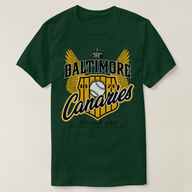 Baltimore Canaries T-Shirt (Design Front)