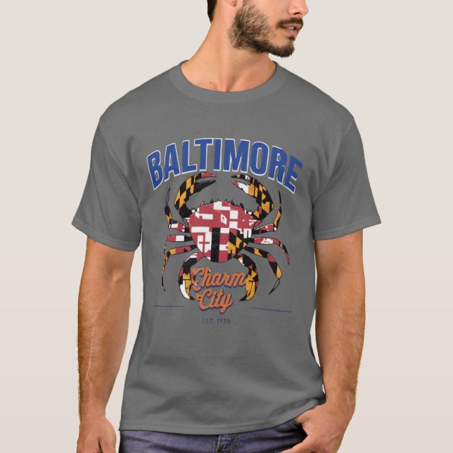 baltimore charm city 1 T-Shirt (Front)