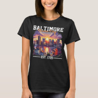 Baltimore Charm City Cityscape