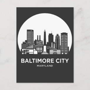 Baltimore City Maryland Postcard