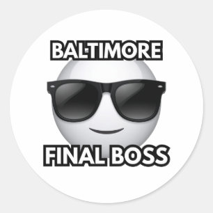 Baltimore Final Boss Cool Emoji Sticker