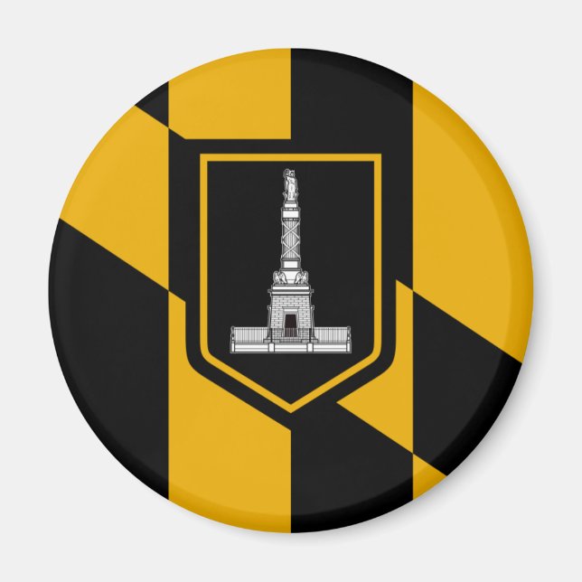 Baltimore Flag Magnet (Front)