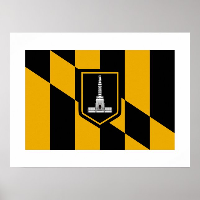 Baltimore Flag Poster (Front)
