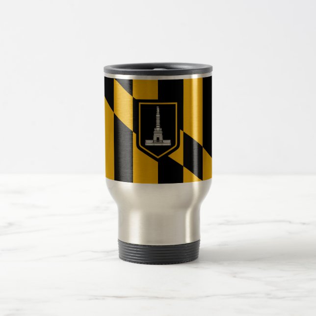 Baltimore Flag Travel Mug (Center)