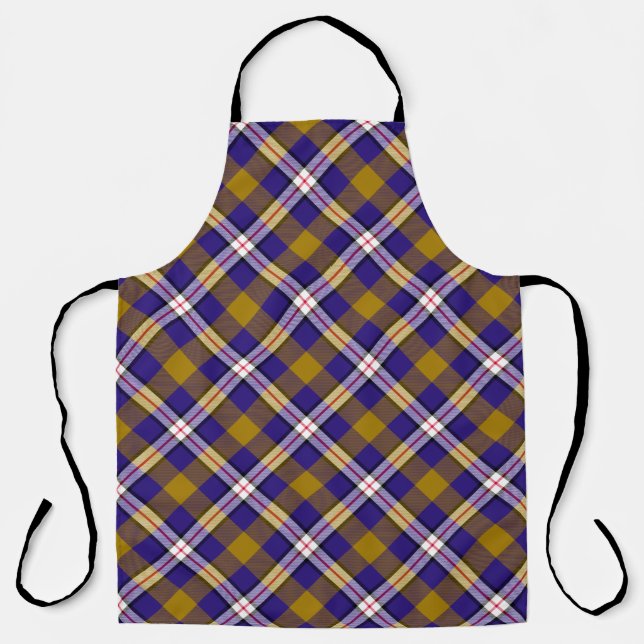 Baltimore Football Plaid Apron (Front)