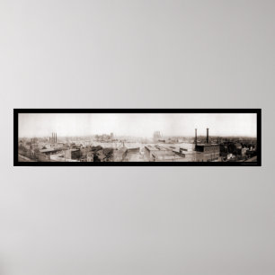 Baltimore Harbour After The Fire Photo 1904 Poster