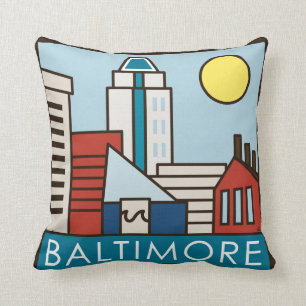 Baltimore Inner Harbour Cushion