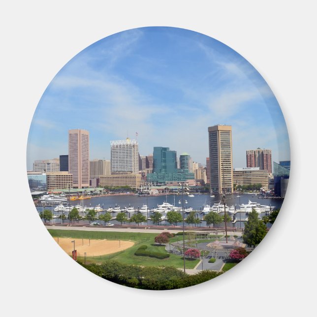 Baltimore Inner Harbour Magnet (Front)