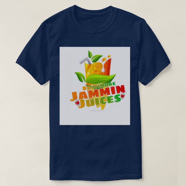 Baltimore Jammin Juices T-Shirt (Design Front)