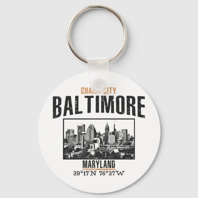 Baltimore Key Ring (Front)