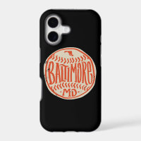 Baltimore Maryland Baseball - Hand Drawn Type