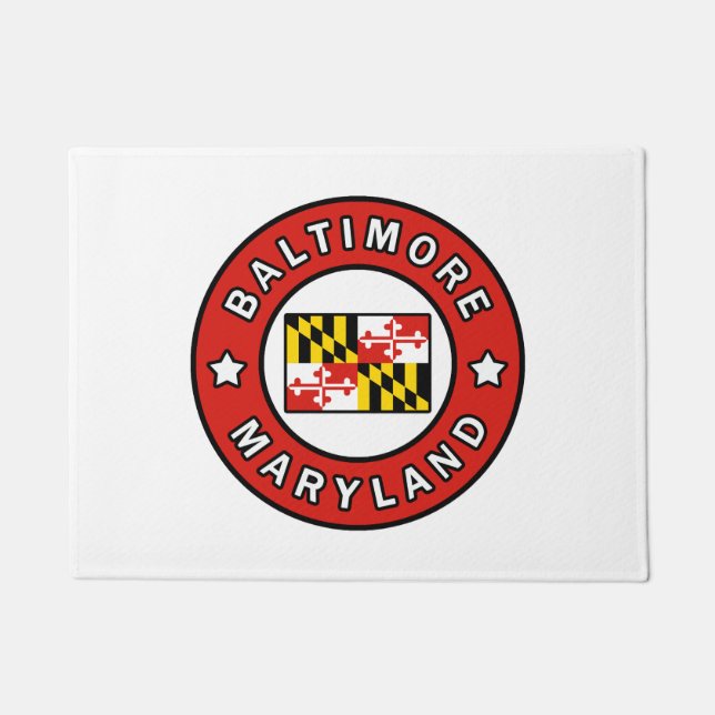 Baltimore Maryland Doormat (Front)
