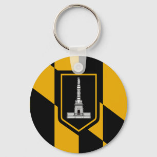 Baltimore (Maryland) flag Keychain