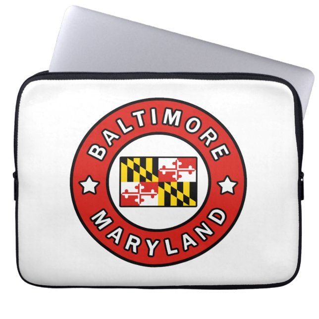 Baltimore Maryland Laptop Sleeve (Front)