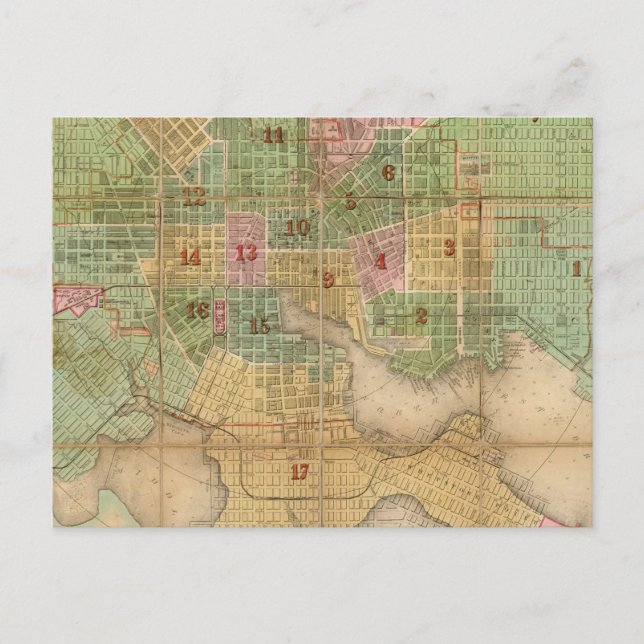 Baltimore, Maryland Postcard (Front)