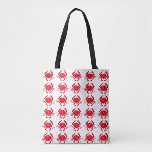 Baltimore Maryland Red Hard Shell Crab Crabs Tote Bag