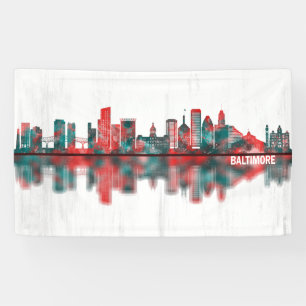 Baltimore Maryland skyline Banner