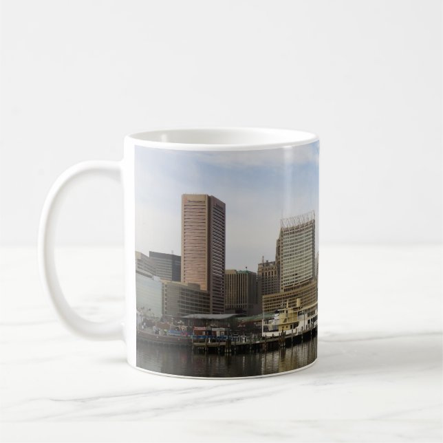 Baltimore Maryland Souvenir Coffee Mug Cup (Left)